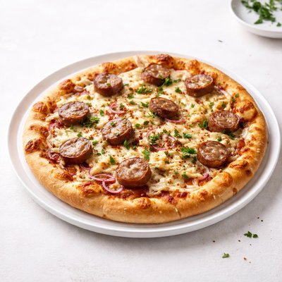 Image of German Style Sausage Pizza