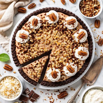 Image of German Sweet Chocolate Cream Pie