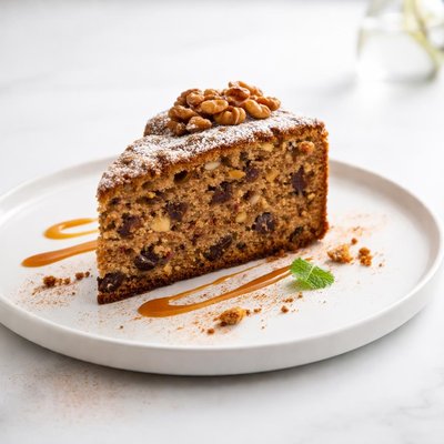 Image of German Walnut Raisin Spice Cake