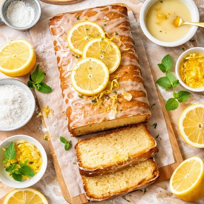 Image of Getrnkter Zitronencake Swiss Lemon Loaf