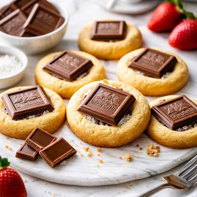 Image of Ghirardelli Milk Chocolate Shortbread Cookies