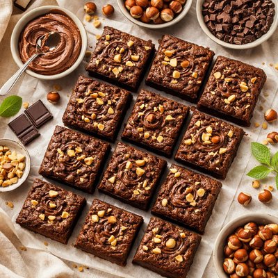 Image of Gianduia Brownies