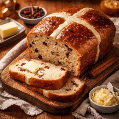 Image of Giant Hot Cross Bun Breadmaker 1 1 2 Lb Loaf