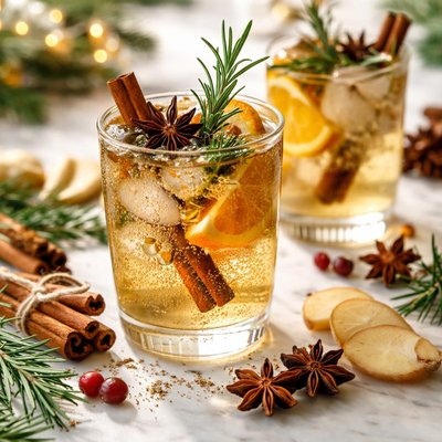 Image of Ginger Ale with Christmas Spices