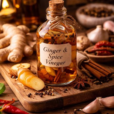 Image of Ginger and Spice Vinegar