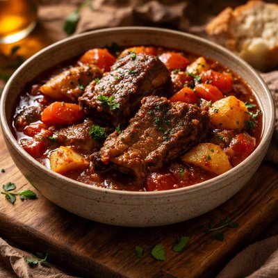 Image of Ginger and Tomato Beef Short Rib Stew
