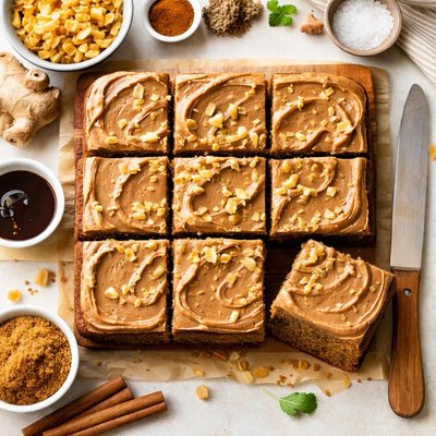 Image of Ginger Cake with Fudge Frosting