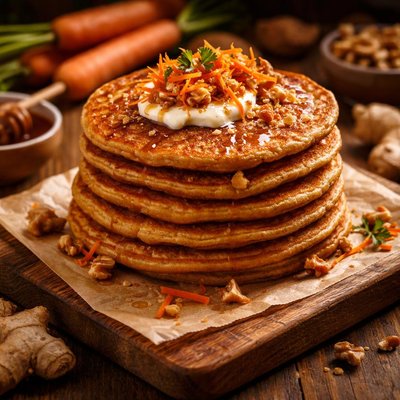 Image of Ginger Carrot Pancakes