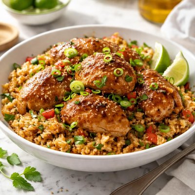 Image of Ginger Chicken with Bulgur Crock Pot