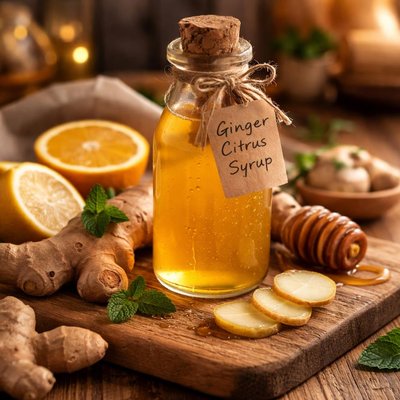 Image of Ginger Citrus Syrup