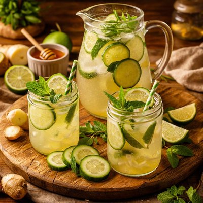 Image of Ginger Cucumber Limeade