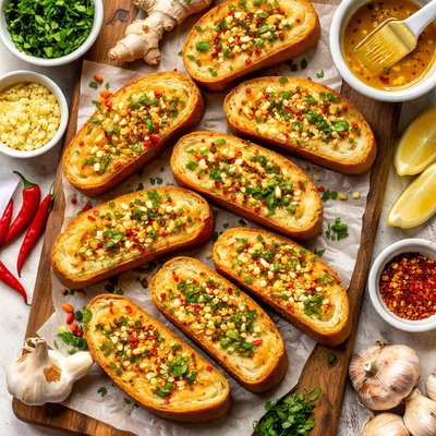 Image of Ginger Garlic Bread