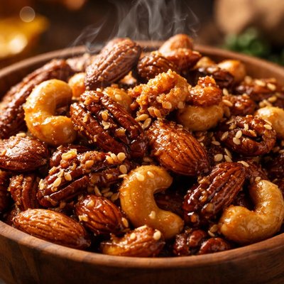 Image of Ginger Glazed Nuts