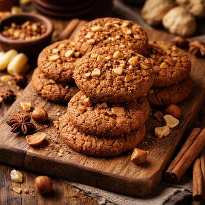 Image of Ginger Hazelnut Cookies