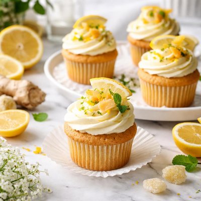 Image of Ginger Lemon Cupcakes
