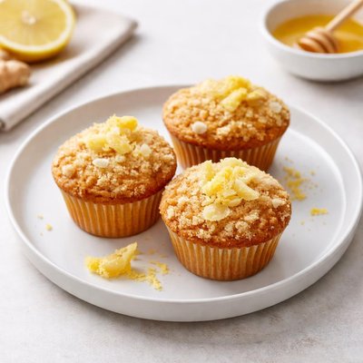 Image of Ginger Lemon Muffins