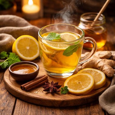 Image of Té de jengibre y limón