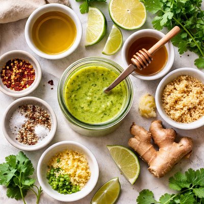 Image of Ginger Lime Salad Dressing