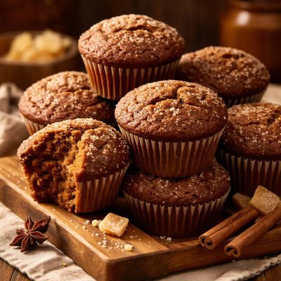 Image of Ginger Molasses Muffins