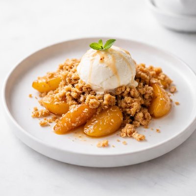 Image of Ginger Peach Crumble