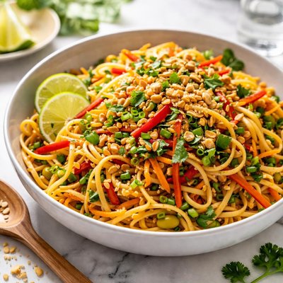 Image of Ginger Peanut Pasta Salad