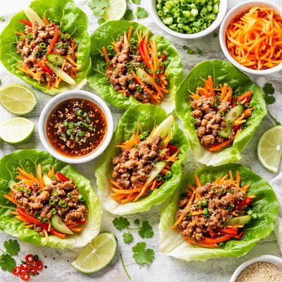 Image of Ginger Pork Wraps