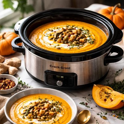 Image of Ginger Pumpkin Soup Crock Pot