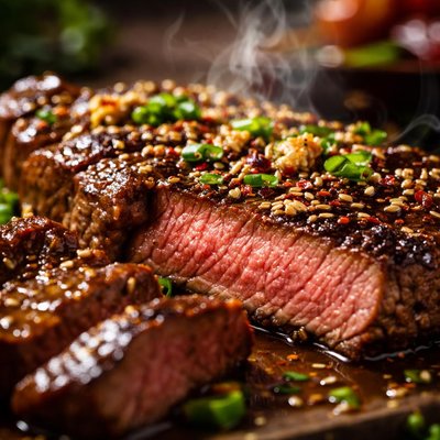 Image of Ginger Sesame Marinated Steak
