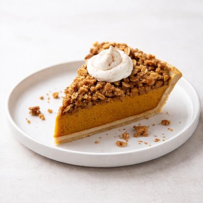 Image of Ginger Streusel Pumpkin Pie