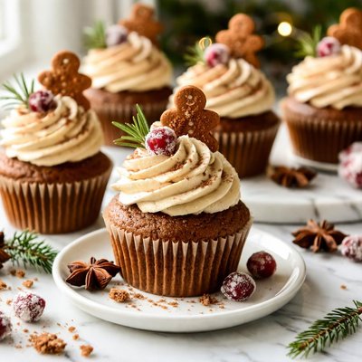Image of Gingerbread Cupcakes