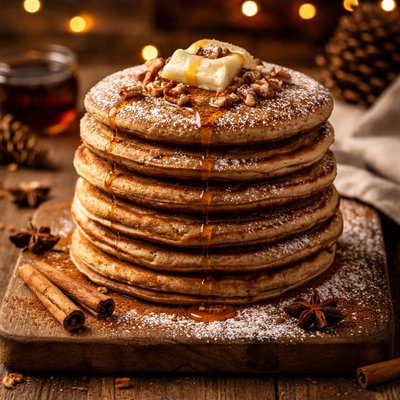 Image of Gingerbread Pancakes