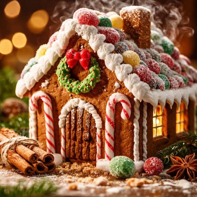 Image of Gingerbread Party House