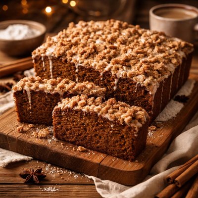 Image of Gingerbread Streusel Cake