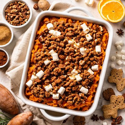 Image of Gingerbread Sweet Potato Casserole