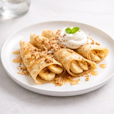 Image of Gingered Banana Crepes