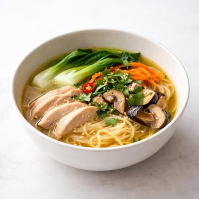 Image of Gingered Chinese Noodle Soup