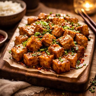 Image of Gingered Garlic Tofu