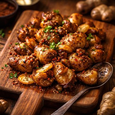 Image of Gingered Jerusalem Artichokes