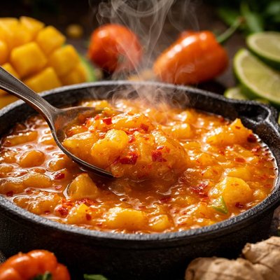 Image of Gingered Mango Habanero Sauce