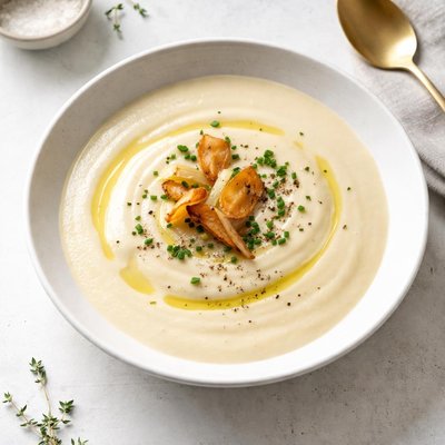 Image of Gingered Parsnip Leek Soup