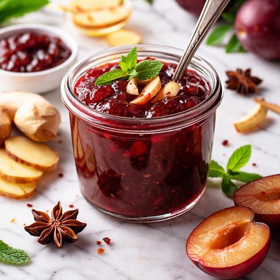 Image of Gingered Plum Jam