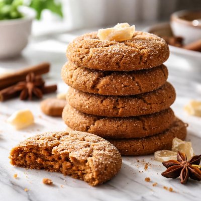 Image of Gingersnap Cookies Soft Chewy