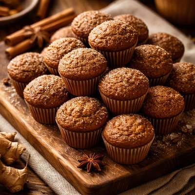 Image of Gingersnap Mini Muffins