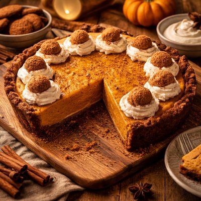 Image of Gingersnap Pumpkin Pie