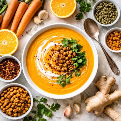 Image of Gingery Carrot and Orange Soup Add a Touch of Spice to Your Da