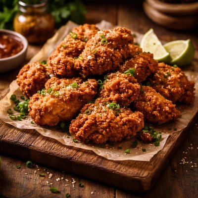 Image of Gingery Fried Chicken Appetizer