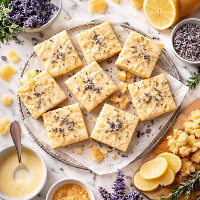 Image of Gingery Lavender Shortbread