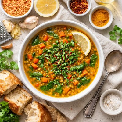 Image of Gingery Lentil Soup