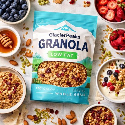 Image of Glacier Peaks Granola Low Fat