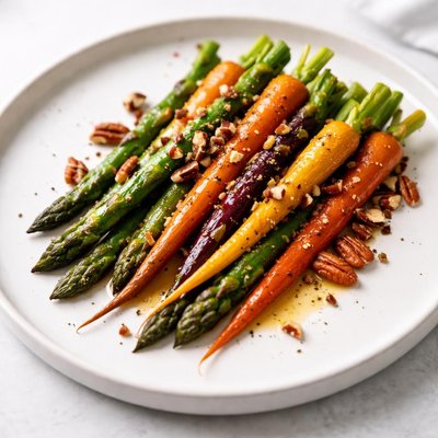Image of Glazed Asparagus Carrots with Pecans